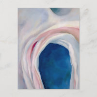 Musique rose et bleu par O'Keeffe