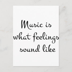 Carte Postale musiqueEstSentimentsSonsComme