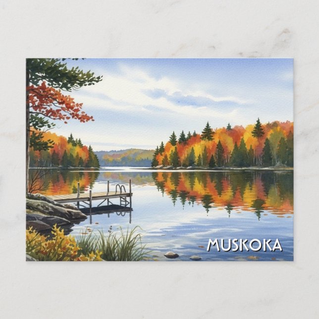 Carte Postale Muskoka Ontario Canada (Devant)