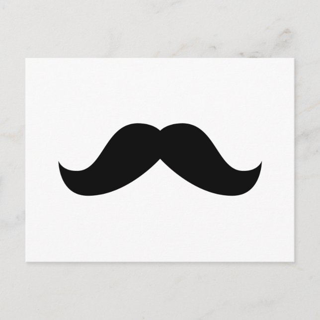 Carte postale Mustache (Devant)
