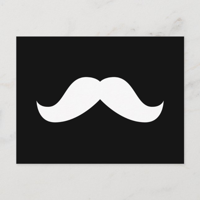Carte postale Mustache (Devant)