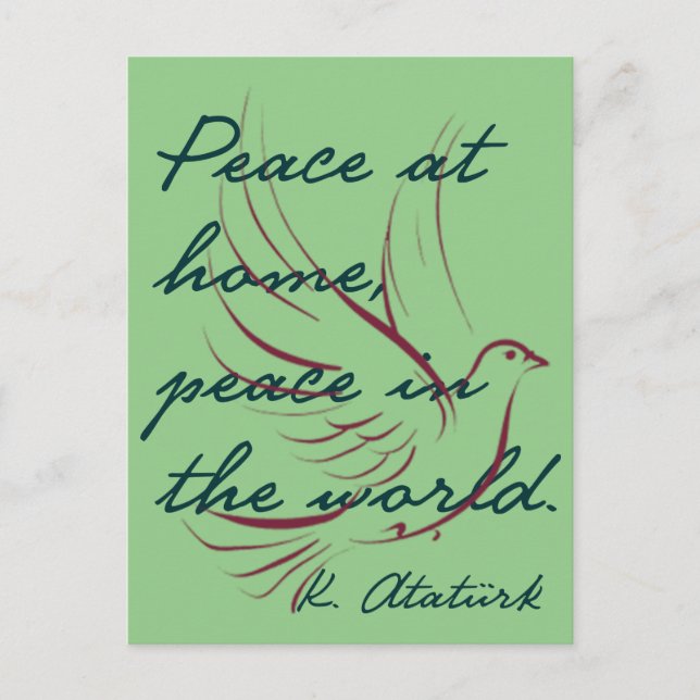 Carte Postale Mustafa Kemal Ataturk (Devant)