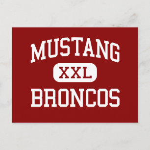 Carte Postale Mustang - Broncos - Lycée - Mustang Oklahoma