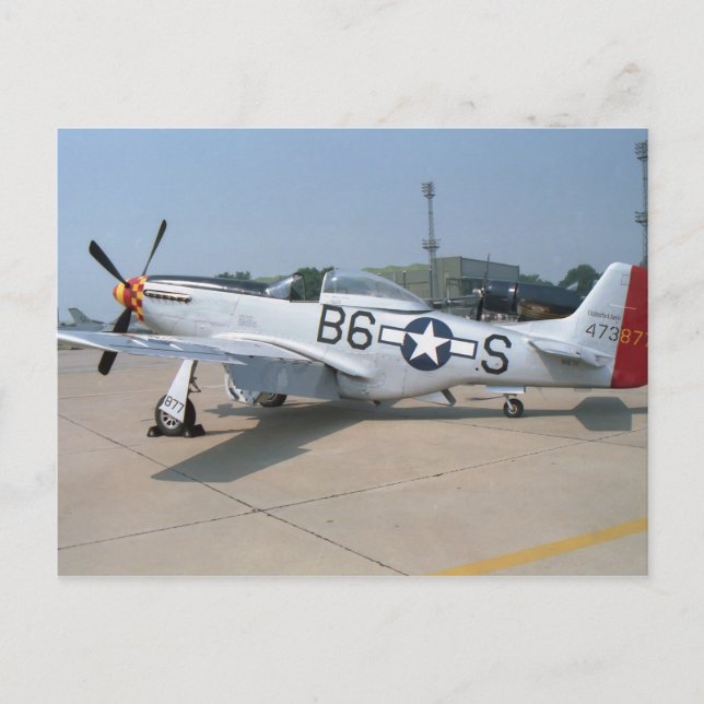 Carte Postale Mustang P-51D (Devant)