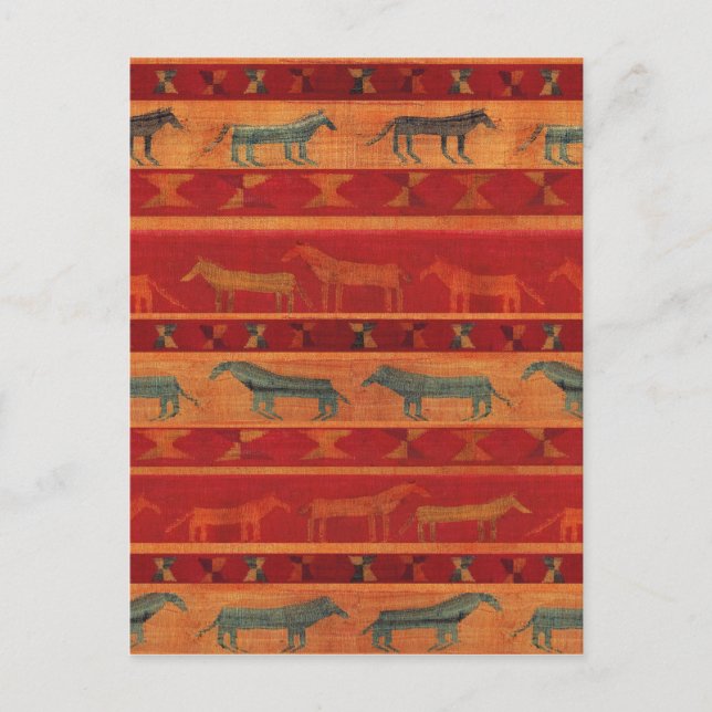 Carte Postale Mustangs Gypsy Sauvages (Devant)