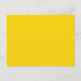 Carte Postale Mustard Jaune foncé Jaune Couleur Solide Arrière -