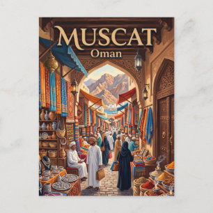 Carte Postale Muttrah Souq Muscat Oman