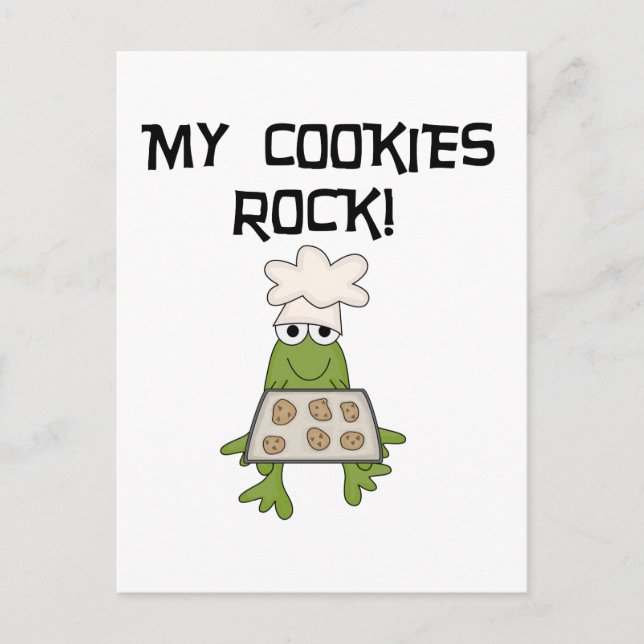 Carte Postale My Cookies Rock Tshirts et cadeaux (Devant)