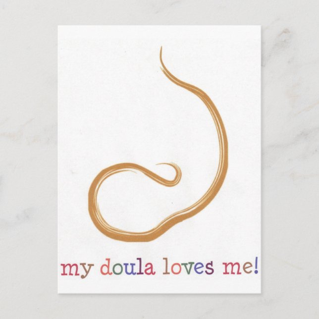 Carte Postale My Doula Loves Me ! (Devant)