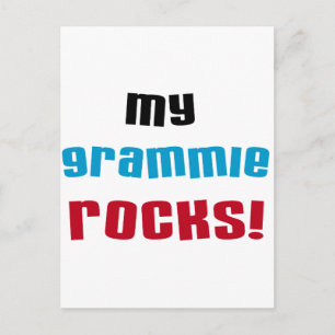 Carte Postale My Grammie Rocks T-shirts et cadeaux