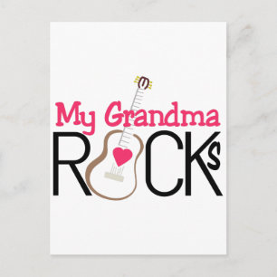 Carte Postale My Grand-mère Rocks