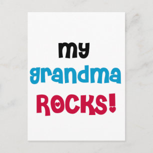 Carte Postale My Grandma Rocks T-shirts et cadeaux