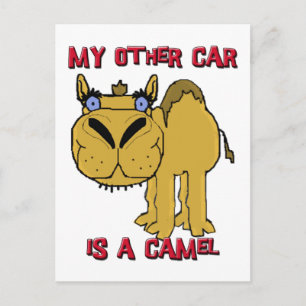 Carte Postale My Other Car est un Cartoon de Schaopus Camel