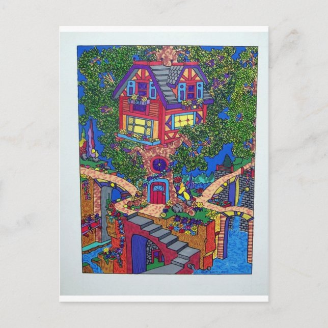 Carte Postale My Treehouse 132 par Piliero (Devant)