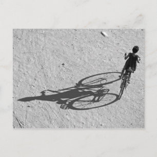 Carte Postale Myamar, Bagan, Jeune garçon faisant du vélo énorme