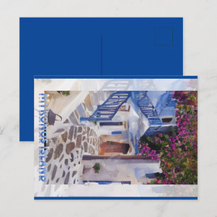 Carte Postale Myconos coffee mug