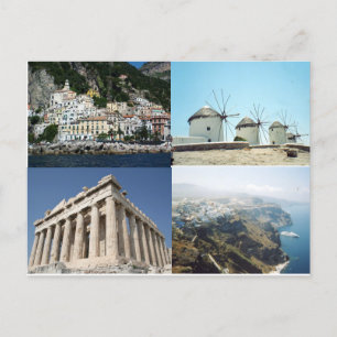 carte postale mykonos