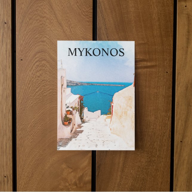 Carte Postale Mykonos Grèce Ocean View Travel (mykonos greece travel postcard)