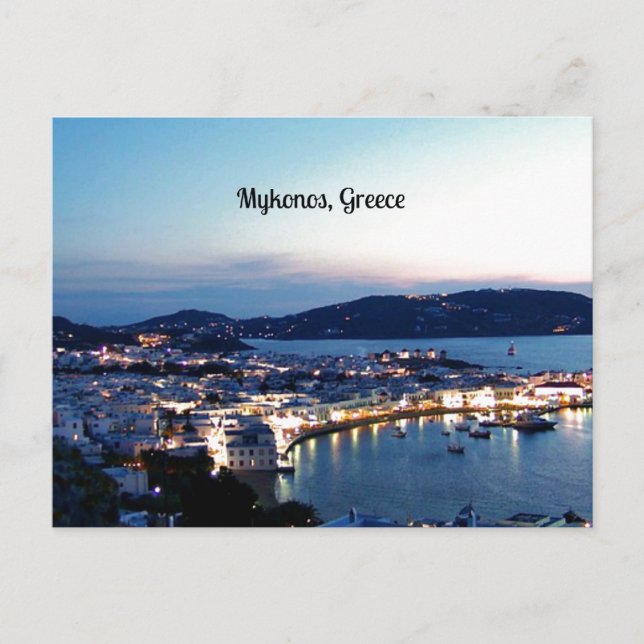 Carte Postale Mykonos, Grèce photo pittoresque (Devant)