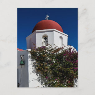 Carte Postale Mykonos Grèce Travel - Church Cafe Europe Tourisme