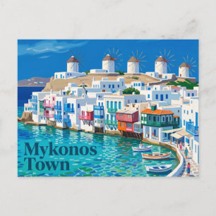 Carte Postale Mykonos Town Grèce
