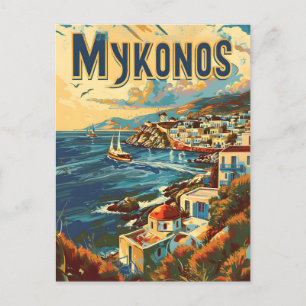 Carte Postale Mykonos Vintage