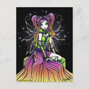 Carte postale Myra Celestial Rainbow Fairy Art