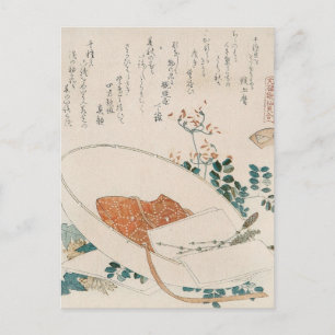 Carte Postale Myriad Grasses Shell par Hokusai