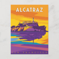 Mystère d'Alcatraz avec ce Vintage voyage