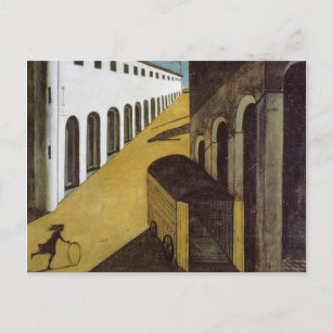 Carte Postale Mystère Et Mélancolie De Giorgio De Chirico
