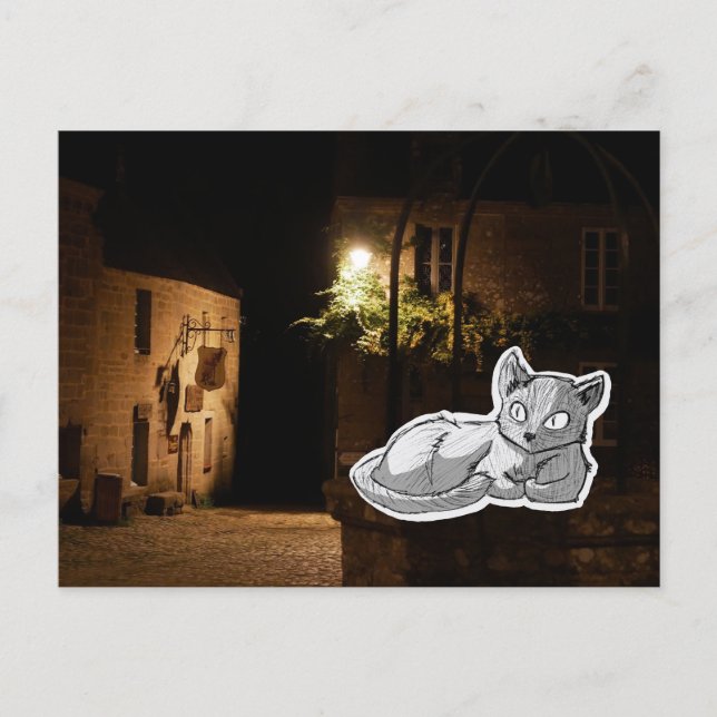 Carte Postale Mysterious Cat (Devant)