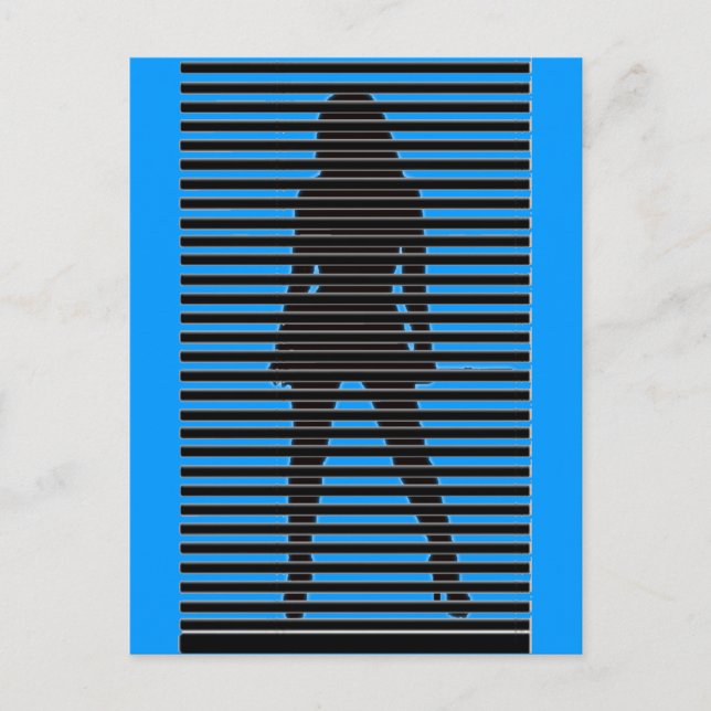 Carte Postale Mysterious Female Sihouette (Devant)