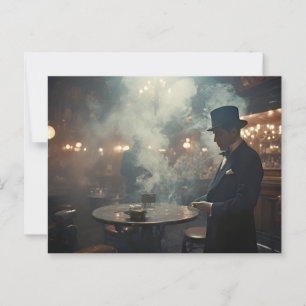 Carte Postale Mysterious Magician Night Club 1950