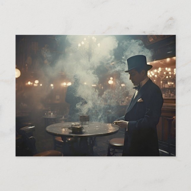 Carte Postale Mysterious Magician Night Club 1950 (Devant)
