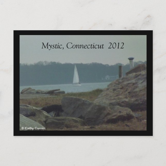 Carte Postale Mystic, Connecticut Après Sandy Postcard (Devant)