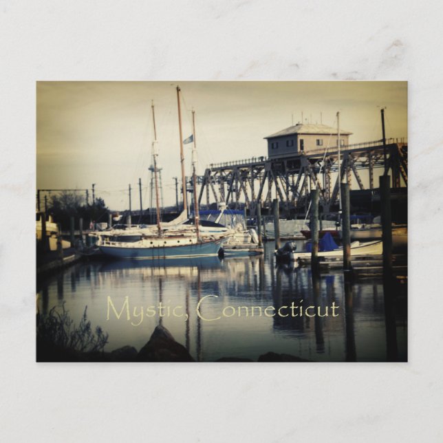 Carte Postale Mystic, Connecticut Postcard (Devant)