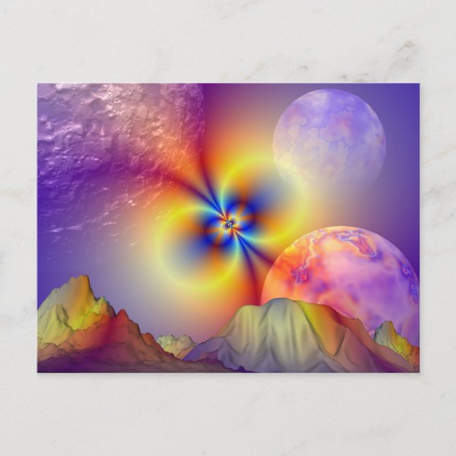 Carte Postale Mystique du soir1 (Devant)