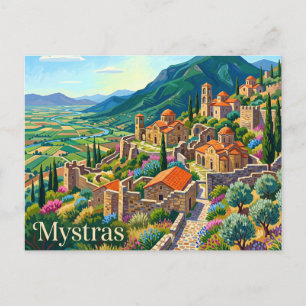 Carte Postale Mystra Grèce