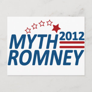 Carte Postale Myth Romney Anti Mitt 2012