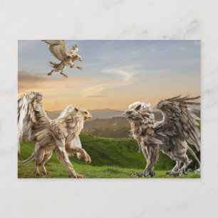 Carte Postale Mythologie Griffin
