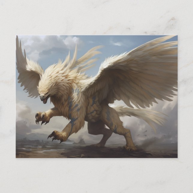 Carte Postale Mythologie Griffin Griffin (Devant)