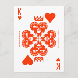 Carte Postale Mythos Anteros Roi des Coeurs