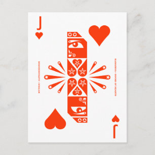 Carte Postale Mythos Kamadeva Jack of Hearts