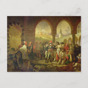 Carte Postale N. Bonaparte visitant la peste frappée de