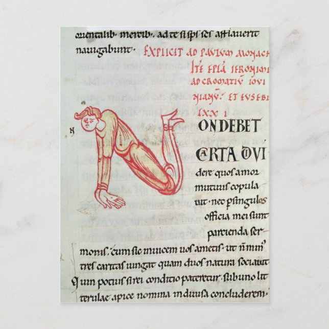 Carte Postale 'N' initial historique (Devant)