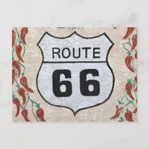Carte Postale NA, États-Unis, Arizona, Holbrook Route 66 panneau