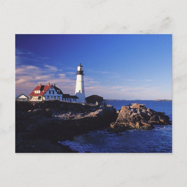 Carte Postale NA, USA, Maine. Phare de Portland Head. (Devant)