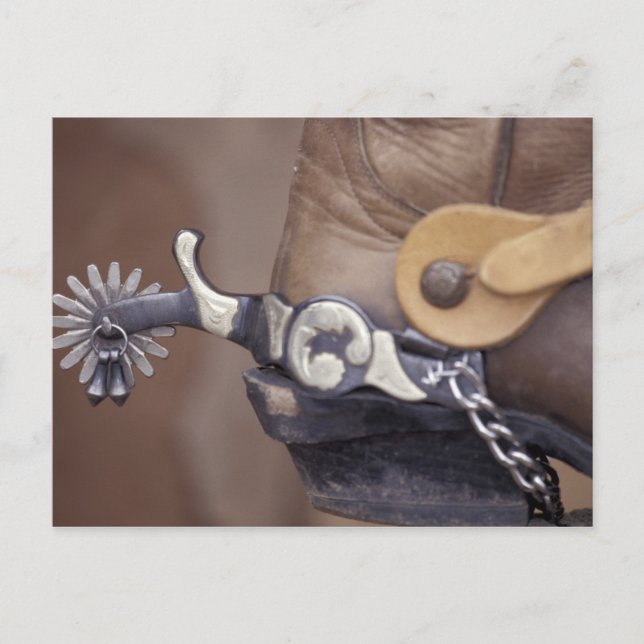 Carte Postale NA, USA, Texas, Lubbock Cowboy Botte et étincelle (Devant)