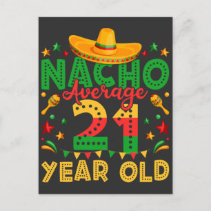 Carte Postale Nacho Average 21 Year Old Cinco de Mayo