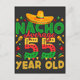 Carte Postale Nacho Average 55 ans Cinco de Mayo